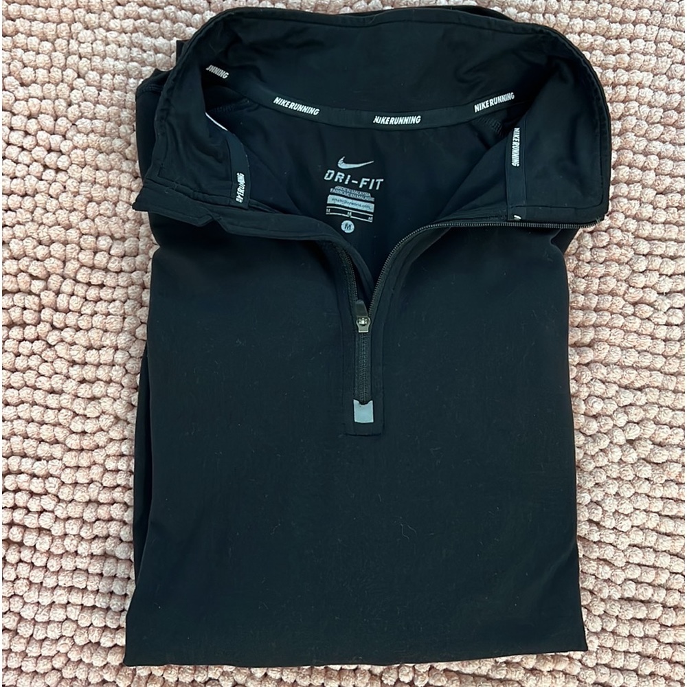 Nike Mens Running Dri Fit Half Zip- M